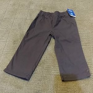 NWT Carter's "let's play" lightweight brown pants
